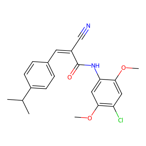 C21H21ClN2O3 structure