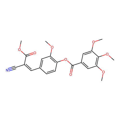 C22H21NO8 structure