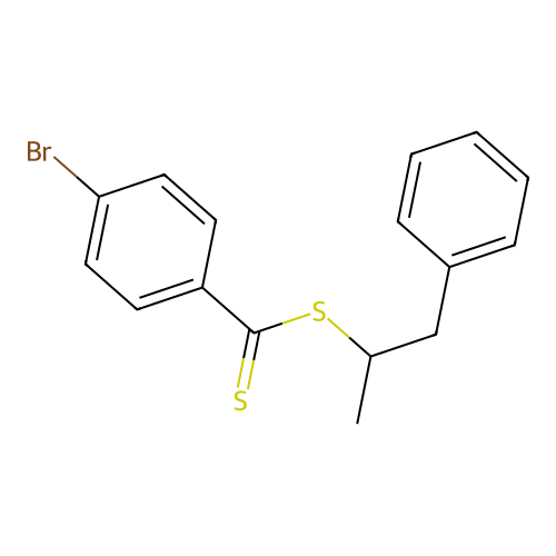 1-Methyl-2-phenylethyl 4-bromobenzenecarbodithioate structure