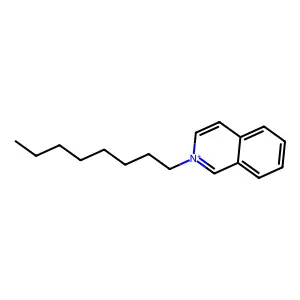 2-Octylisoquinolin-2-ium structure