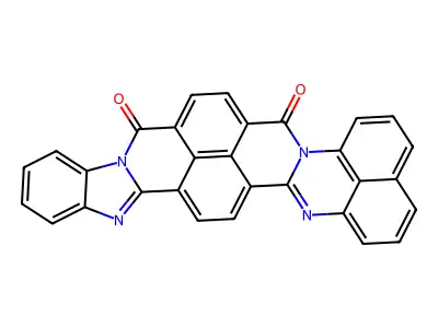 Benzimidazo[2,1-b]benzo[lmn]perimidino[1,2-j][3,8]phenanthroline-8,11-dione structure
