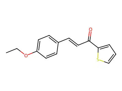 (2E)-3-(4-Ethoxyphenyl)-1-(thiophen-2-yl)prop-2-en-1-one structure