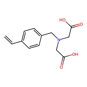 Glycine, N-(carboxymethyl)-N-[(4-ethenylphenyl)methyl]- structure