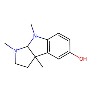 1,2,3,3a,8,8a-六氢-1,3a,8-三甲基吡咯并[2,3-b]吲哚-5-醇 structure