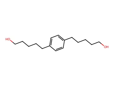 1,4-Benzenedipentanol structure