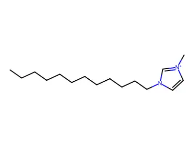 1-Dodecyl-3-methylimidazolium structure