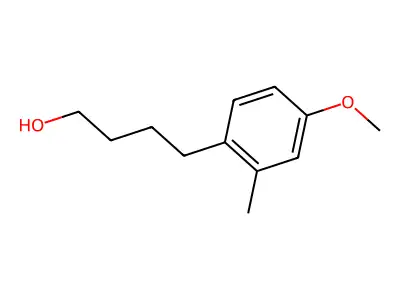 4-(4-Methoxy-2-methyl-phenyl)-butan-1-OL structure