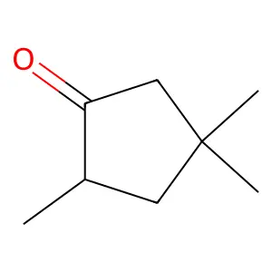 2,4,4-Trimethylcyclopentanone structure