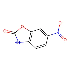 2(3H)-Benzoxazolone, 6-nitro- structure