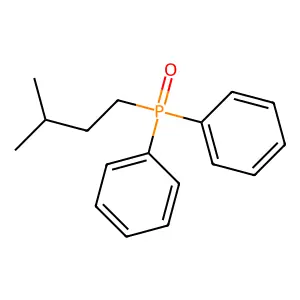 Phosphine oxide, diphenyl(3-methylbutyl)- structure