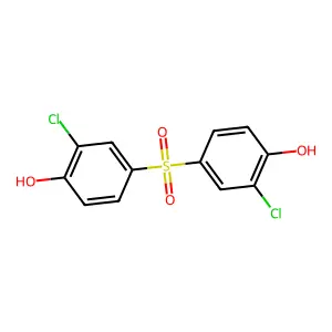 4,4'-Sulfonylbis(2-chlorophenol) structure