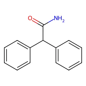 2,2-二苯基乙酰胺 structure