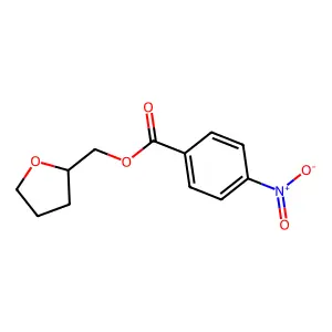 Oxolan-2-ylmethyl 4-nitrobenzoate structure