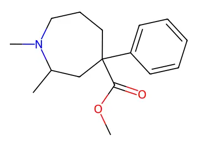 Metheptazine structure