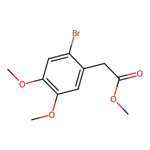 Methyl 2-(2-bromo-4,5-dimethoxyphenyl)acetate structure