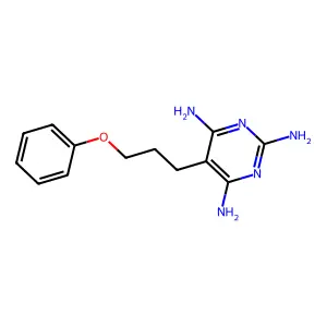 5-(3-Phenoxypropyl)pyrimidine-2,4,6-triamine structure