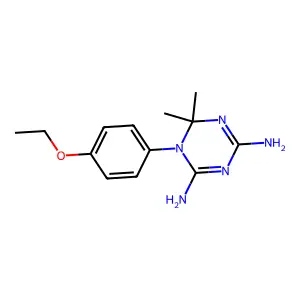 1,3,5-Triazine-2,4-diamine, 1-(4-ethoxyphenyl)-1,6-dihydro-6,6-dimethyl- structure