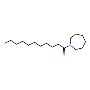 1-Undecanoylhexamethylenimine structure