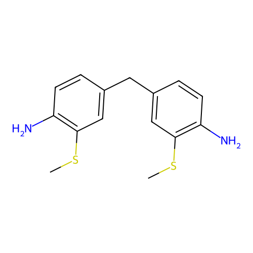 4,4'-Methylenebis(2-(methylthio)aniline) structure