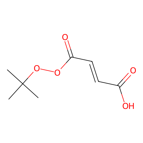 4-Tert-butyldioxy-4-oxo-2-butenoate structure