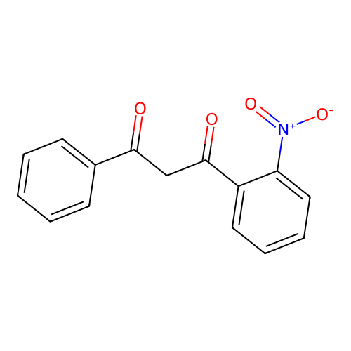 1-(2-Nitrophenyl)-3-phenylpropane-1,3-dione structure