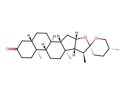 Spirostan-3-one, (5alpha,25R)- structure