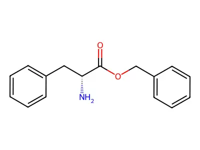 benzyl (2R)-2-amino-3-phenylpropanoate structure