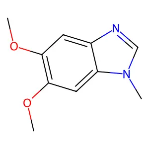 5,6-Dimethoxy-1-methyl-1H-benzo[d]imidazole structure