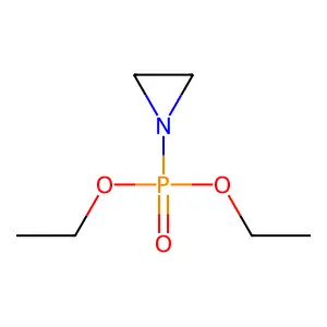 Diethyl aziridin-1-ylphosphonate structure
