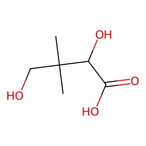 2,4-二羟基-3,3-二甲基丁酸 structure