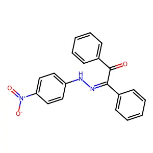 2-[(4-Nitrophenyl)hydrazinylidene]-1,2-diphenyl-ethanone structure