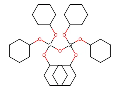 Hexacyclohexoxydisiloxane structure