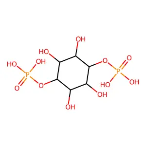 (2,3,5,6-四羟基-4-磷酰氧基环己基)磷酸二氢酯 structure