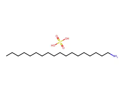 1-Octadecylamine sulfate structure