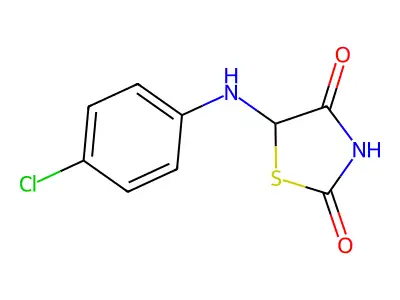 5-(4-Chloroanilino)-1,3-thiazolidine-2,4-dione structure