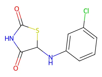 5-(3-Chloroanilino)-1,3-thiazolidine-2,4-dione structure