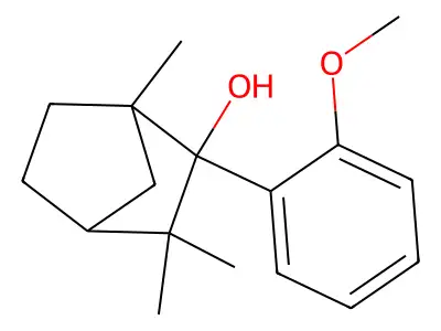 2-(2-Methoxyphenyl)-1,3,3-trimethylbicyclo[2.2.1]heptan-2-ol structure