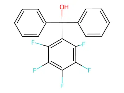 2,3,4,5,6-Pentafluoro-alpha,alpha-diphenylbenzenemethanol structure