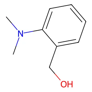 Benzenemethanol, 2-(dimethylamino)- structure