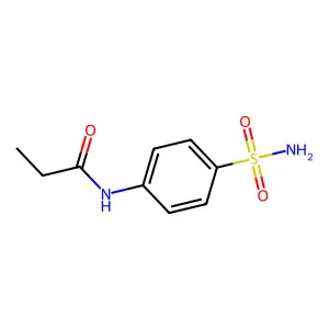 N-(4-sulfamoylphenyl)propanamide structure