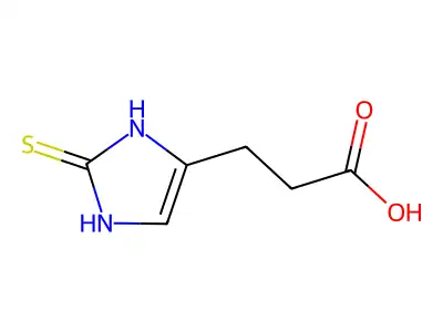 3-(2-Sulfanylidene-2,3-dihydro-1H-imidazol-4-yl)propanoic acid structure