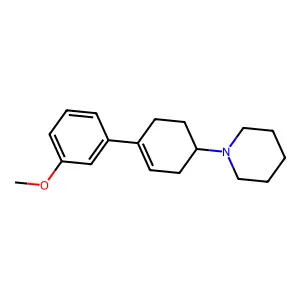 Piperidine, 1-(4-(m-anisyl)cyclohex-3-enyl)- structure