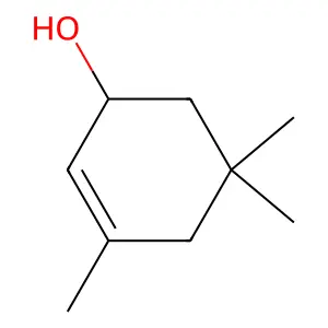 Isophorol structure