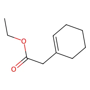 Ethyl (1'-cyclohexenyl)acetate structure