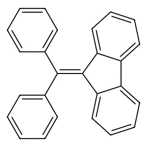 Fluorene, 9-(diphenylmethylene)- structure