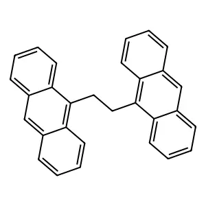 Anthracene, 9,9'-(1,2-ethanediyl)bis- structure