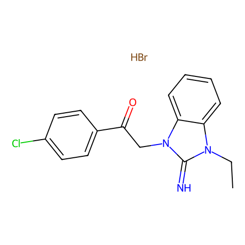 C17H17BrClN3O structure