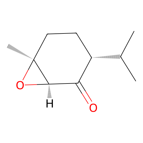 Piperitone oxide, (1S,2S,4R)- structure