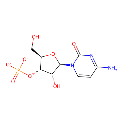 3'-O-phosphonatocytidine structure