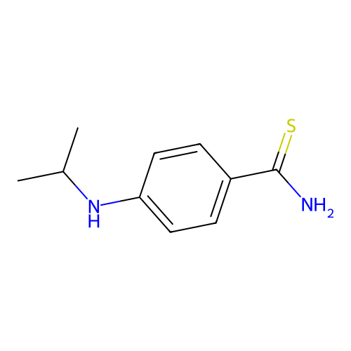 4-Isopropylamino-thiobenzamide structure